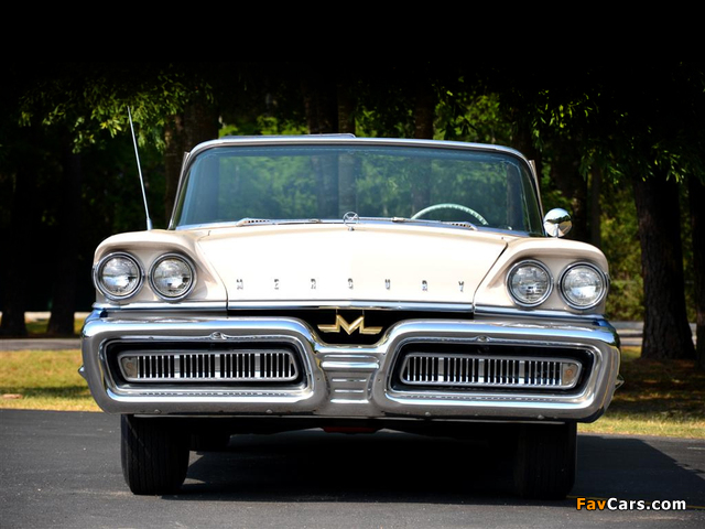 Images of Mercury Monterey Convertible (76A) 1958 (640 x 480)