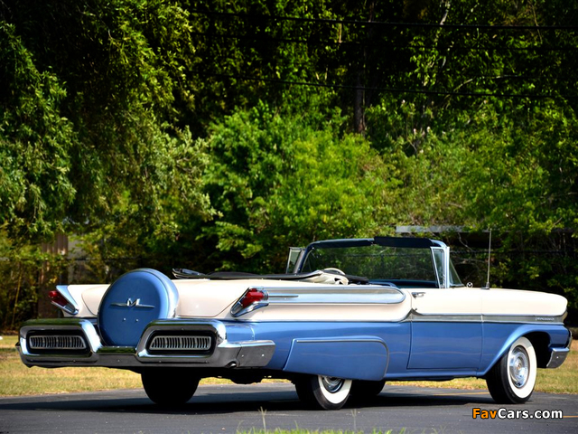 Mercury Monterey Convertible (76A) 1958 wallpapers (640 x 480)