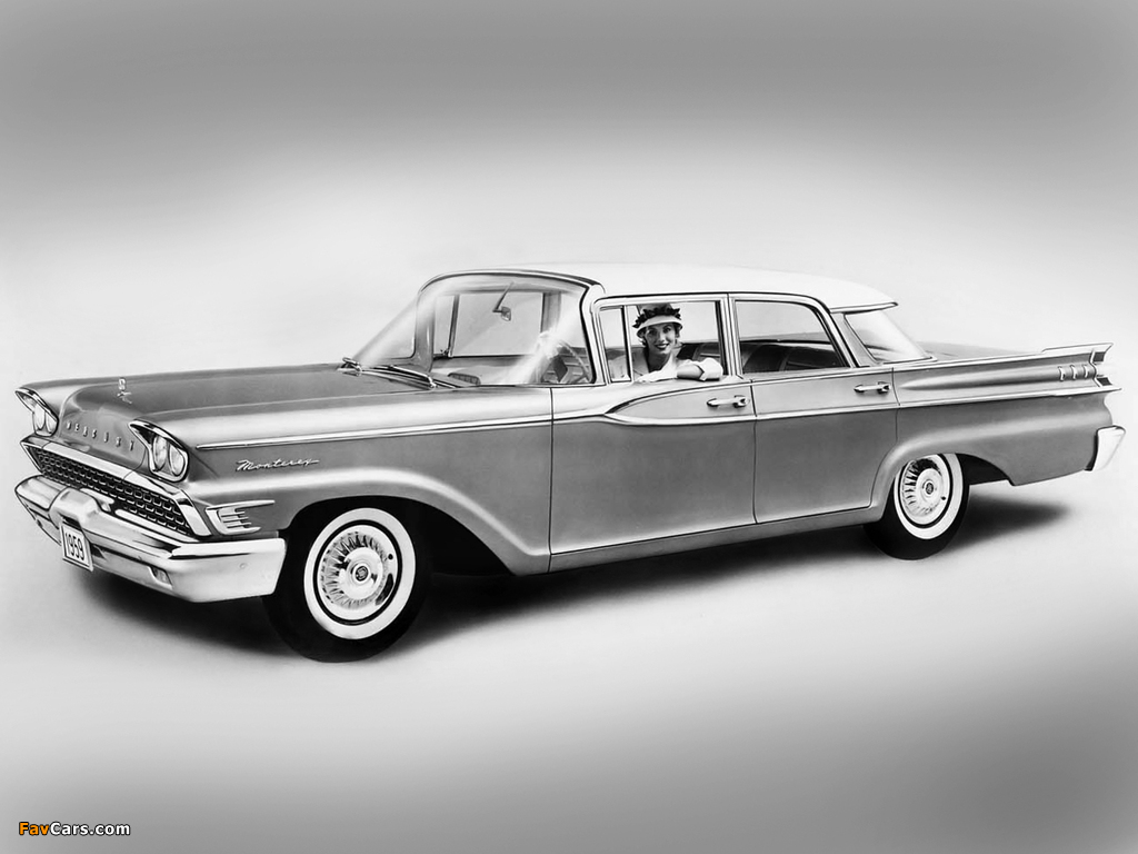Mercury Monterey 4-door Sedan (58A) 1959 wallpapers (1024 x 768)