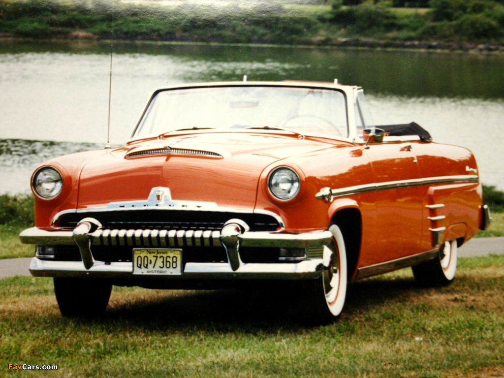 Photos of Mercury Monterey Convertible (76V) 1954 (1024 x 768)
