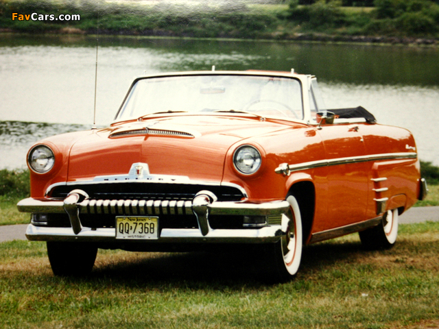 Photos of Mercury Monterey Convertible (76V) 1954 (640 x 480)