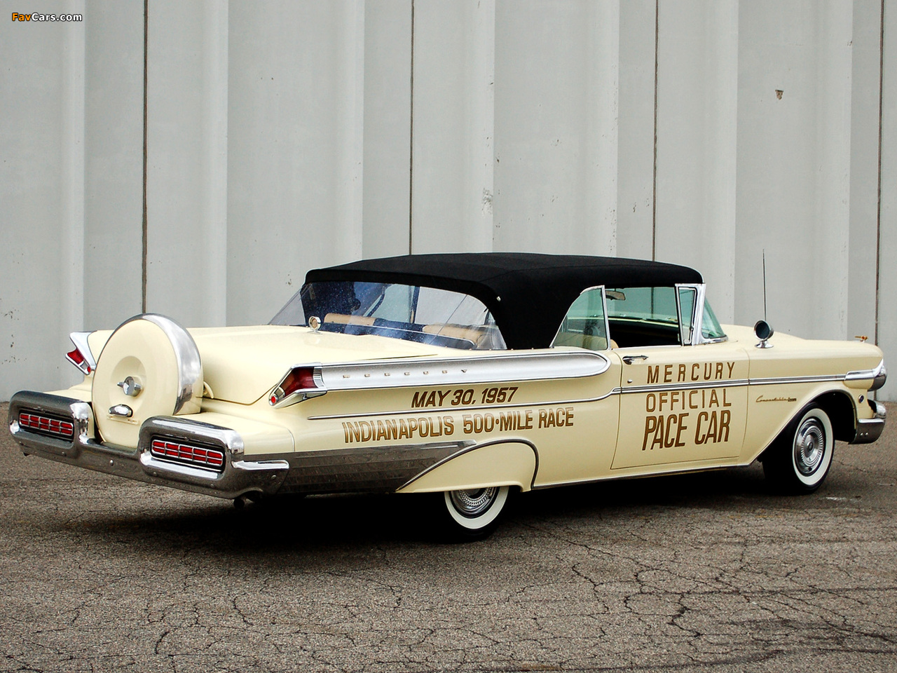 Mercury Turnpike Cruiser Convertible Indy 500 Pace Car (76S) 1957 images (1280 x 960)