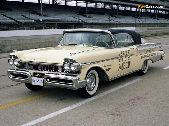 Mercury Turnpike Cruiser Convertible Indy 500 Pace Car (76S) 1957 photos (640 x 480)