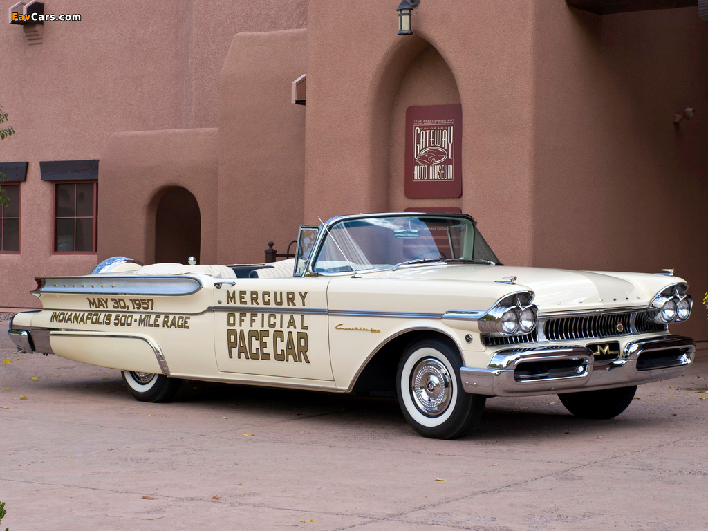 Mercury Turnpike Cruiser Convertible Indy 500 Pace Car (76S) 1957 wallpapers (1024 x 768)