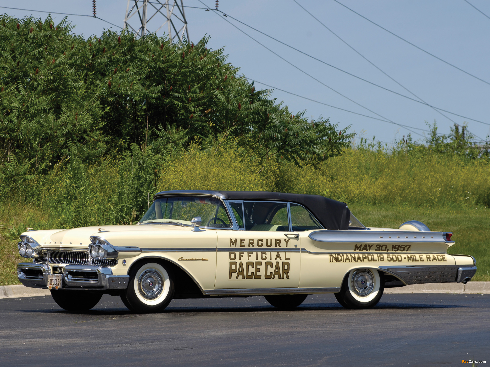Mercury Turnpike Cruiser Convertible Indy 500 Pace Car (76S) 1957 images (2048 x 1536)
