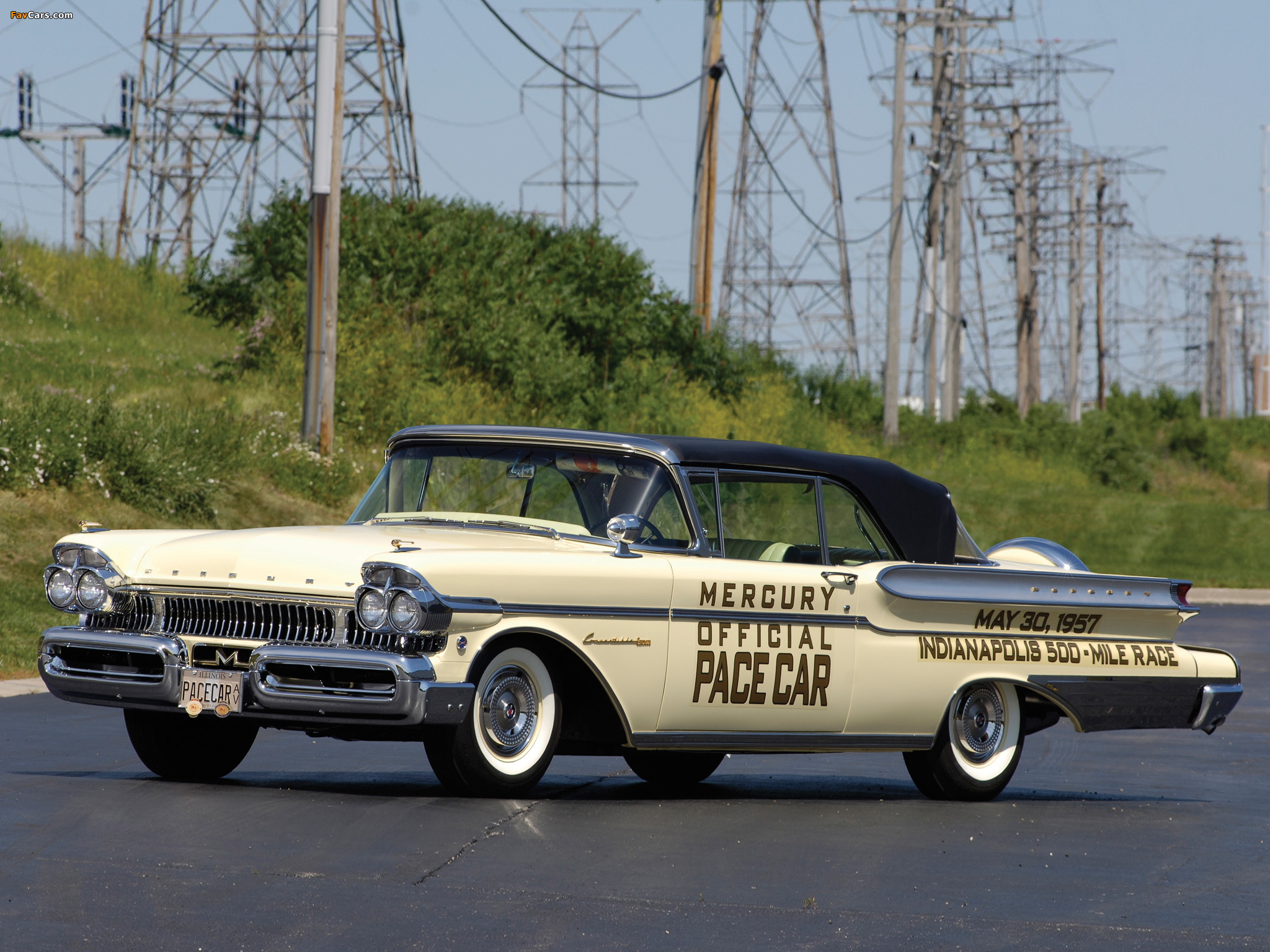 Photos of Mercury Turnpike Cruiser Convertible Indy 500 Pace Car (76S) 1957 (2048 x 1536)