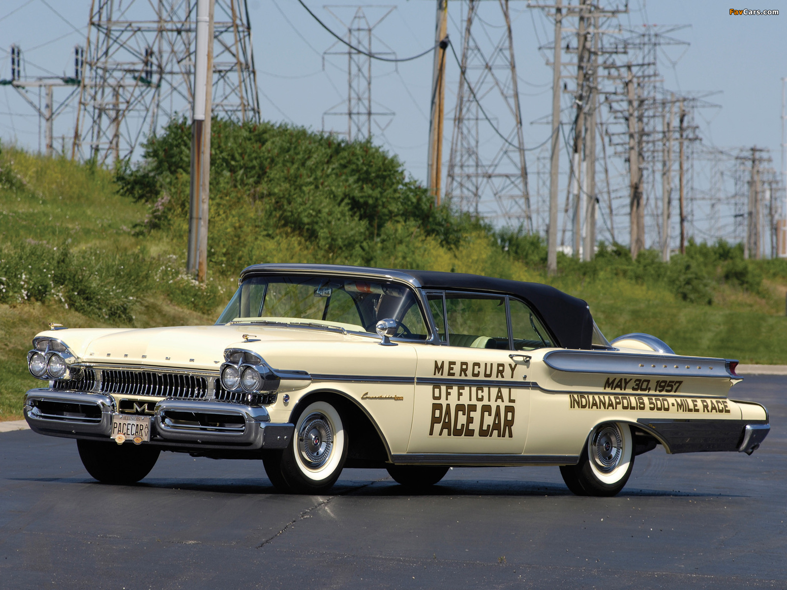 Photos of Mercury Turnpike Cruiser Convertible Indy 500 Pace Car (76S) 1957 (1600 x 1200)