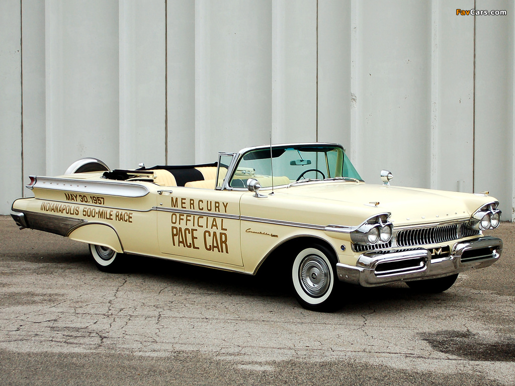 Pictures of Mercury Turnpike Cruiser Convertible Indy 500 Pace Car (76S) 1957 (1024 x 768)