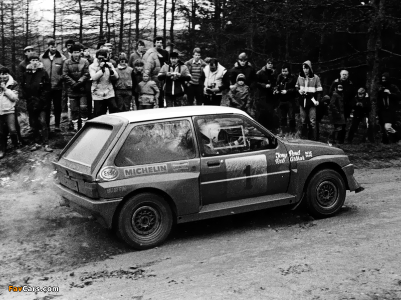 MG Metro 6R4 Group B Rally Car Prototype 1983 images (800 x 600)