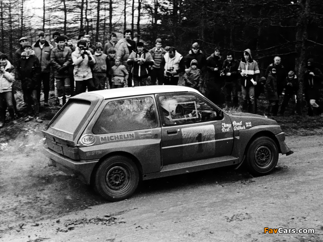 MG Metro 6R4 Group B Rally Car Prototype 1983 images (640 x 480)