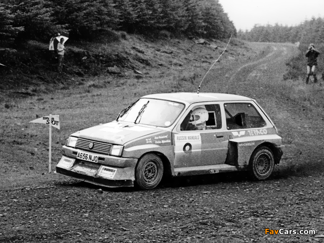 MG Metro 6R4 Group B Rally Car Prototype 1983 images (640 x 480)