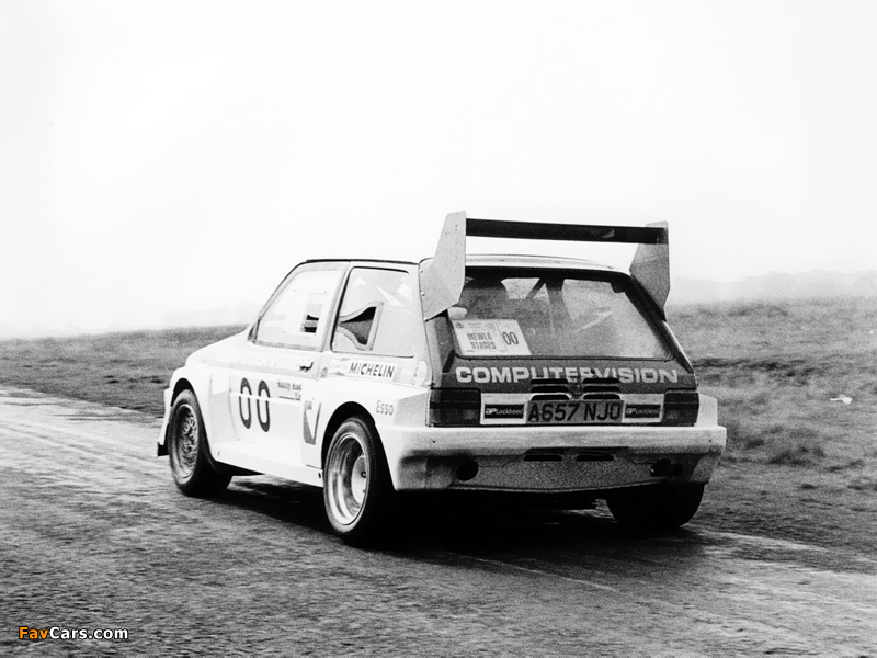 MG Metro 6R4 Group B Rally Car Prototype 1983 pictures (800 x 600)