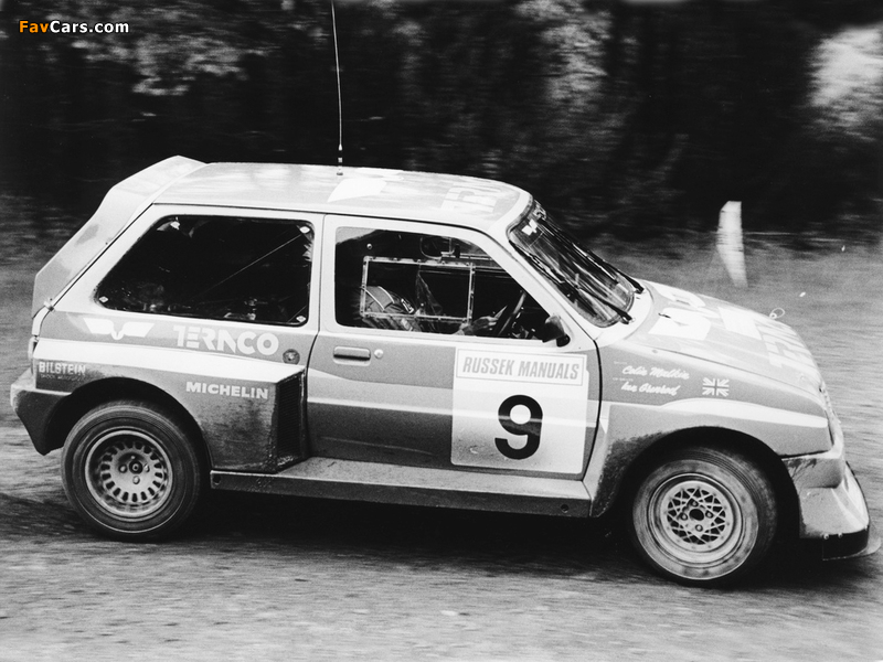 Pictures of MG Metro 6R4 Group B Rally Car Prototype 1983 (800 x 600)