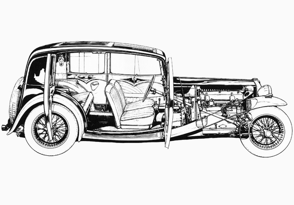 MG K1 Magnette Saloon 1932–34 photos