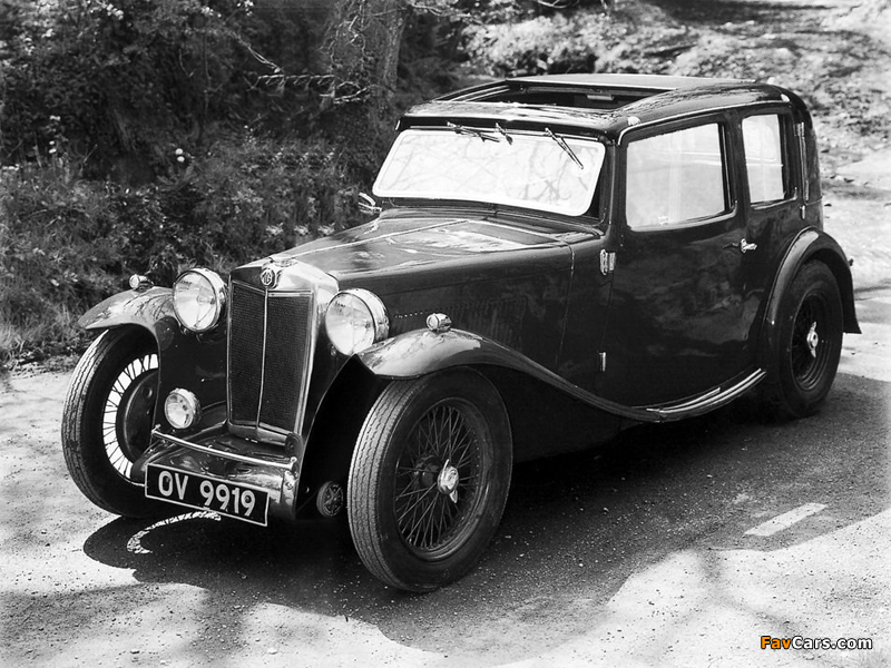 MG KN Magnette Saloon 1932–35 pictures (800 x 600)