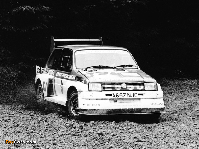 MG Metro 6R4 Group B Rally Car Prototype 1983 images (640 x 480)