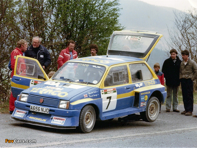 MG Metro 6R4 Group B Rally Car Prototype 1983 pictures (640 x 480)