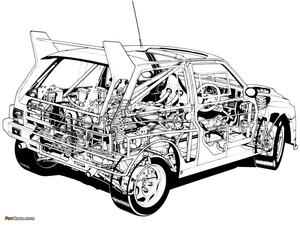 MG Metro 6R4 Group B Rally Car 1984–86 photos (1024 x 768)