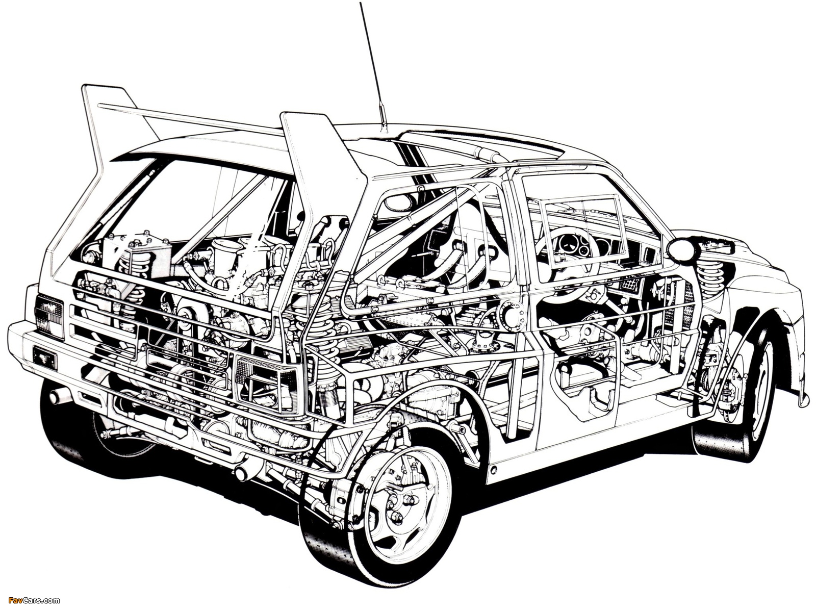 MG Metro 6R4 Group B Rally Car 1984–86 photos (1600 x 1200)