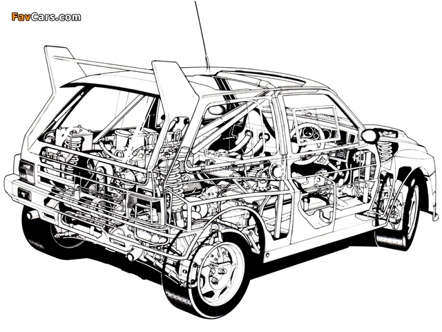 MG Metro 6R4 Group B Rally Car 1984–86 photos (640 x 480)