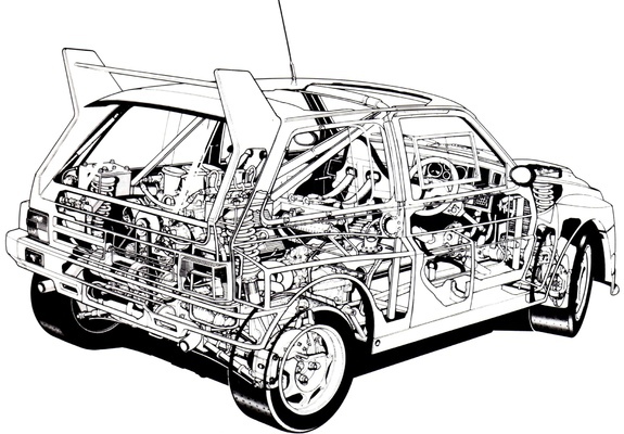 MG Metro 6R4 Group B Rally Car 1984–86 photos