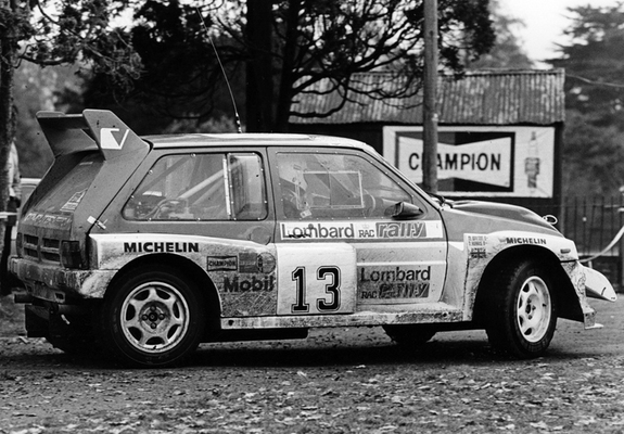 MG Metro 6R4 Group B Rally Car 1984–86 pictures