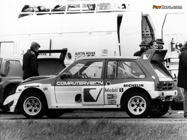 MG Metro 6R4 Group B Rally Car 1985–86 pictures (640 x 480)