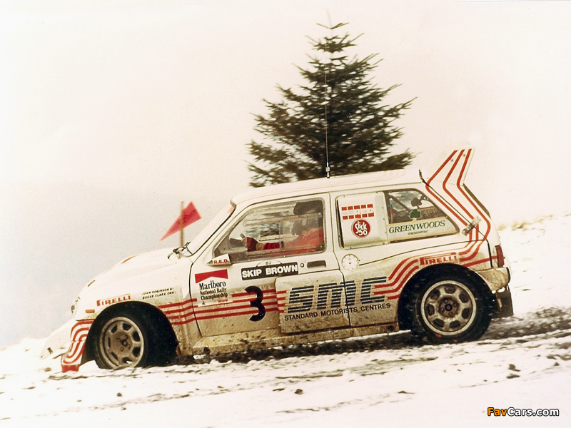 Pictures of MG Metro 6R4 Group B Rally Car 1985–86 (800 x 600)