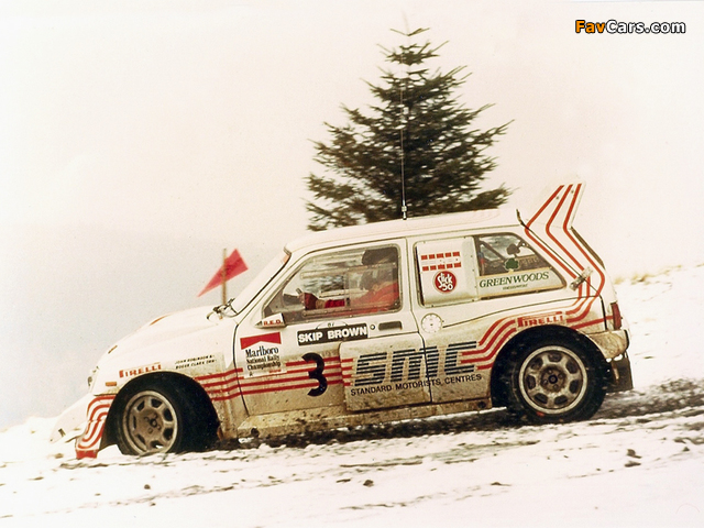 Pictures of MG Metro 6R4 Group B Rally Car 1985–86 (640 x 480)