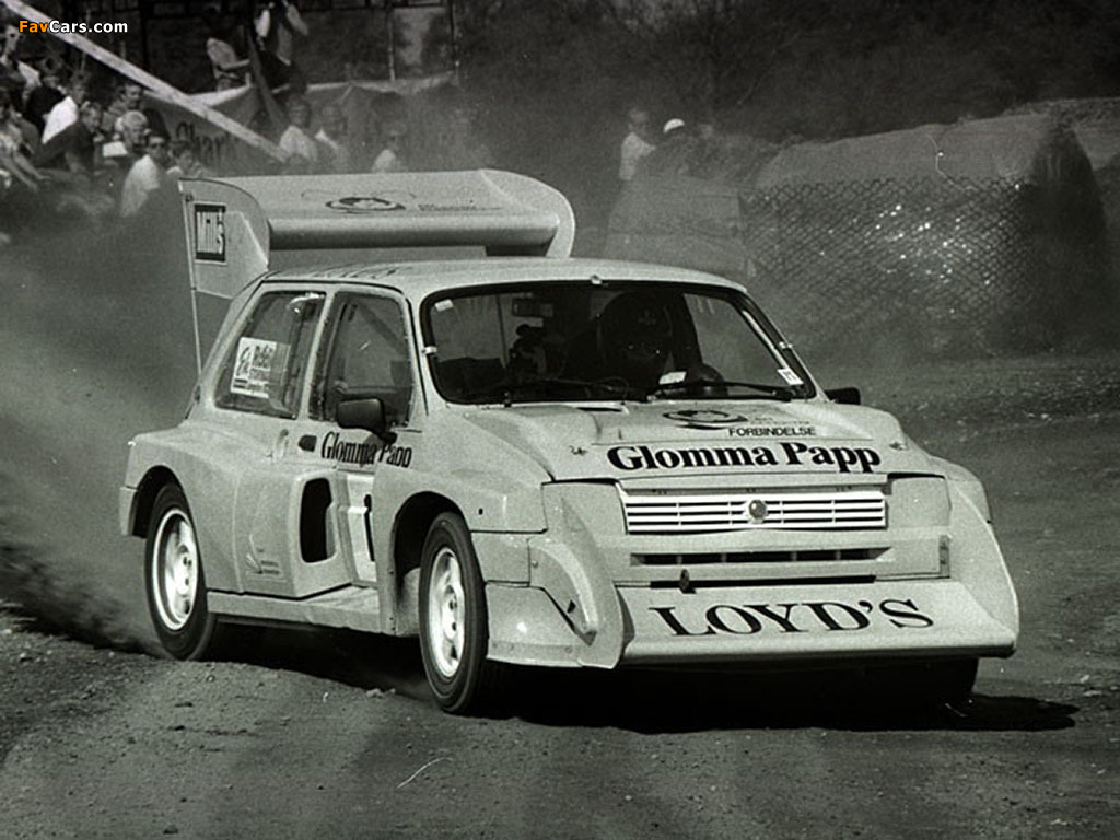 MG Metro 6R4 Group B Rally Car 1984–86 wallpapers (1024 x 768)