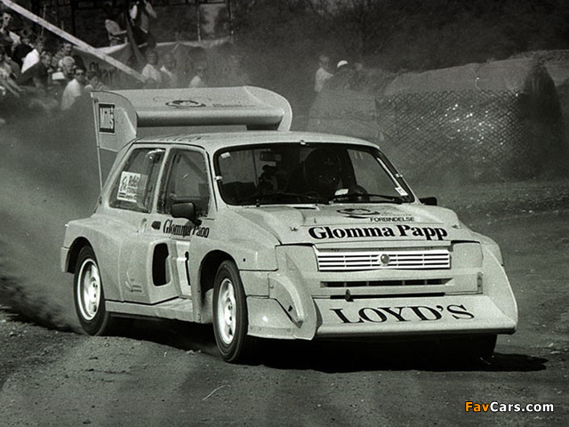 MG Metro 6R4 Group B Rally Car 1984–86 wallpapers (640 x 480)