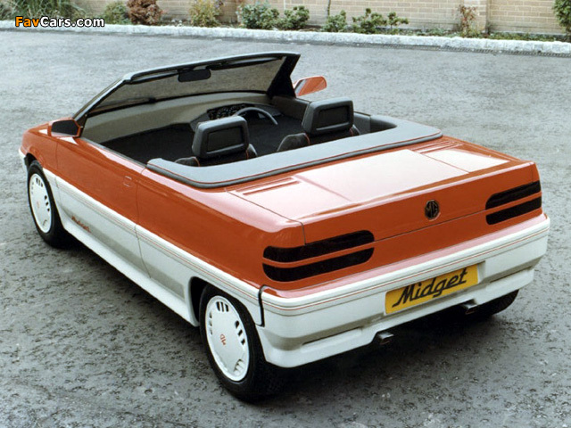 MG Midget Concept 1983 pictures (640 x 480)