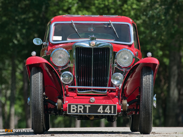MG NB Magnette Airline Coupe by Allingham 1935 wallpapers (640 x 480)