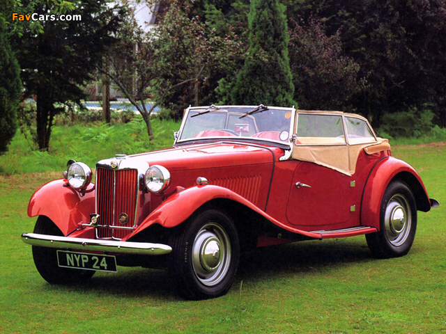 MG TD (MkII) 1951–53 photos (640 x 480)