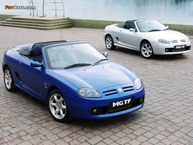 MG TF Cool Blue SE 2003 wallpapers (640 x 480)