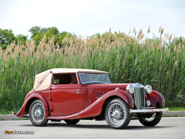 MG VA Drophead Coupe by Tickford 1939 images (640 x 480)