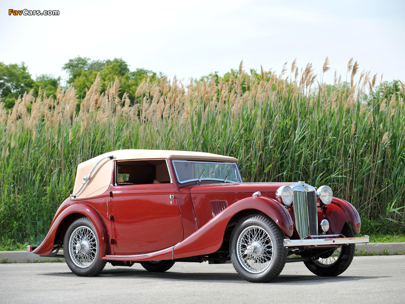 MG VA Drophead Coupe by Tickford 1939 images (800 x 600)