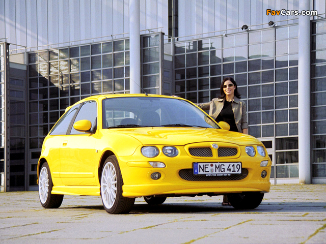 MG ZR 160 3-door EU-spec 2001–04 photos (640 x 480)