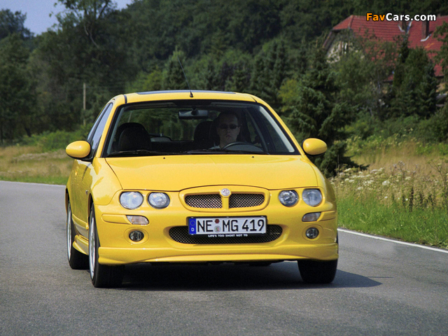 Photos of MG ZR 160 3-door EU-spec 2001–04 (640 x 480)