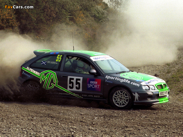 Photos of MG ZR XPower 2002–04 (640 x 480)