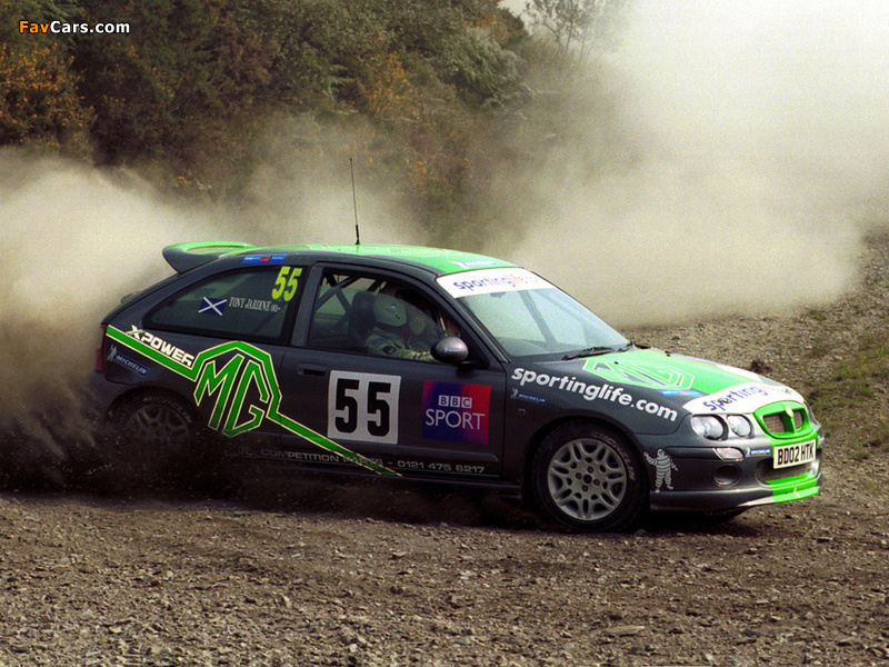 Photos of MG ZR XPower 2002–04 (800 x 600)