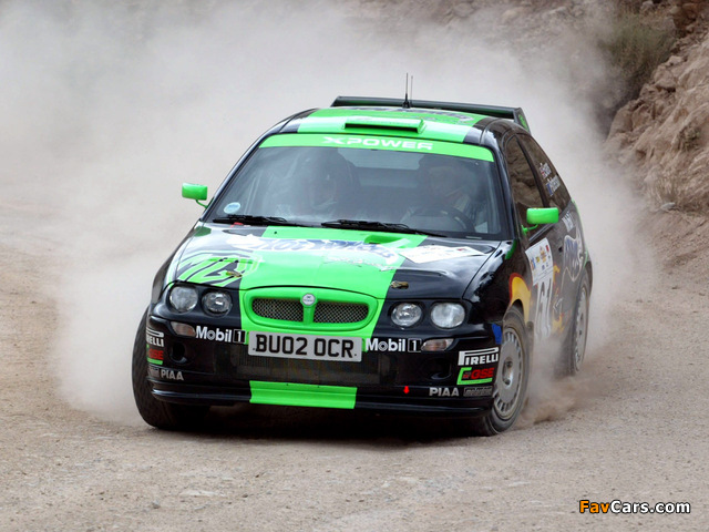 MG ZR XPower 2002–04 wallpapers (640 x 480)