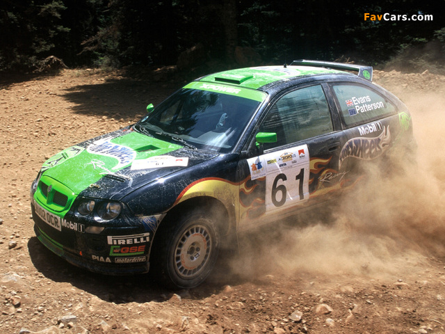 MG ZR XPower 2002–04 wallpapers (640 x 480)