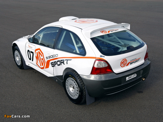 MG ZR S2000 2004–05 wallpapers (640 x 480)