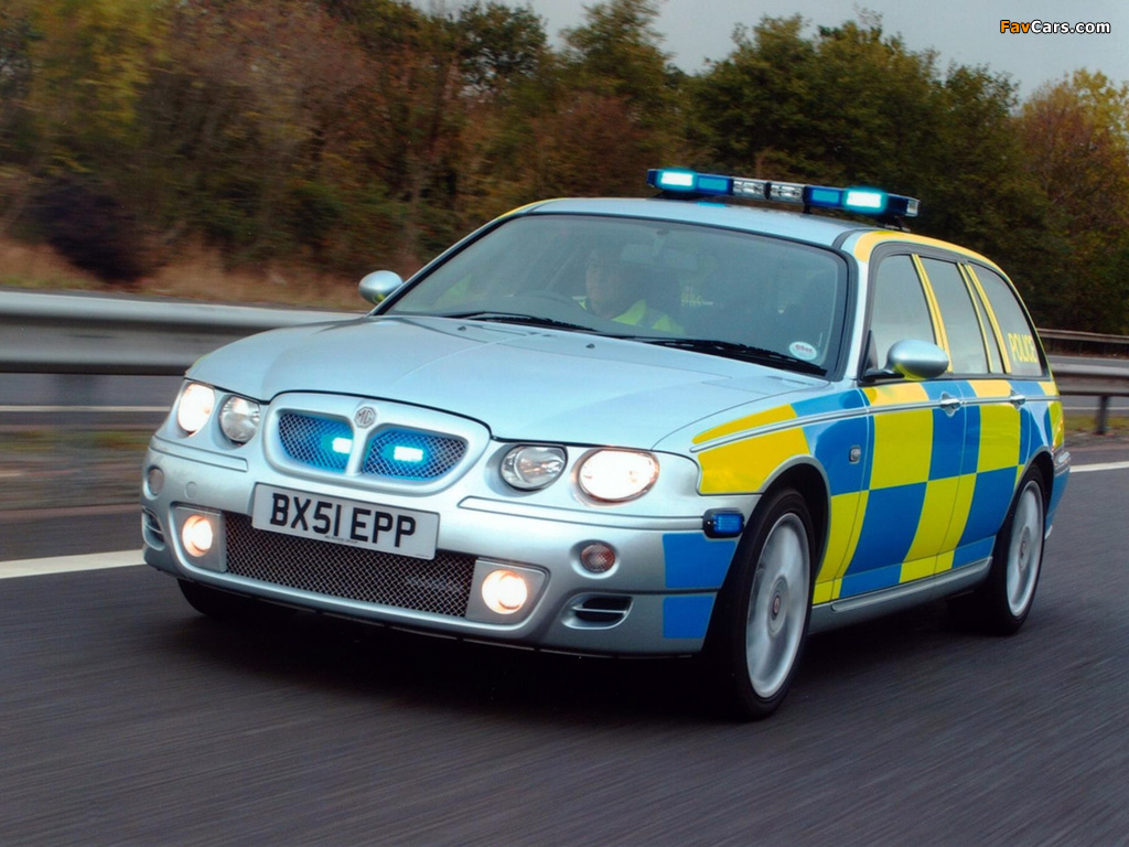 MG ZT-T Police 2001–03 wallpapers (1024 x 768)