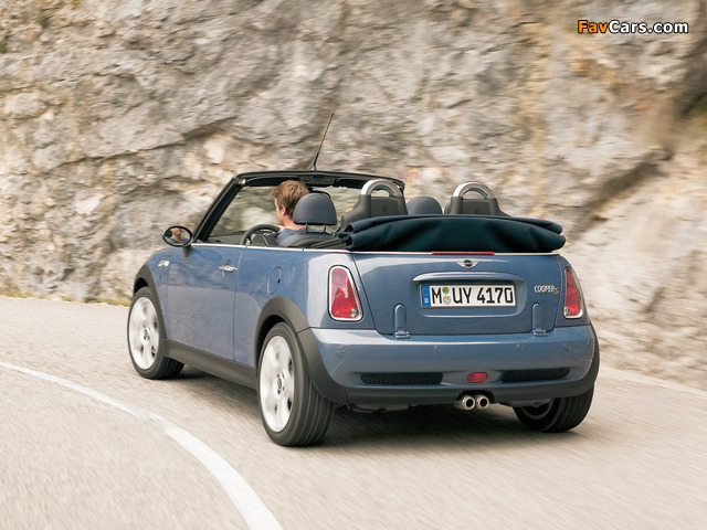 Mini Cooper S Cabrio (R52) 2004–08 pictures (640 x 480)