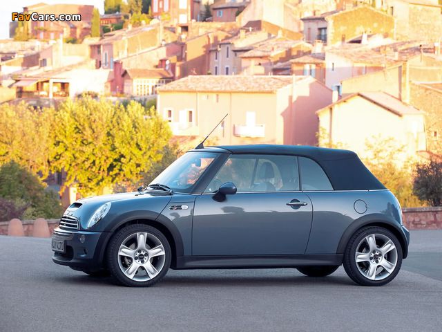 Mini Cooper S Cabrio (R52) 2004–08 pictures (640 x 480)