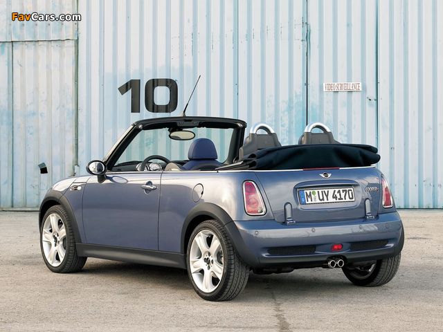 Mini Cooper S Cabrio (R52) 2004–08 wallpapers (640 x 480)