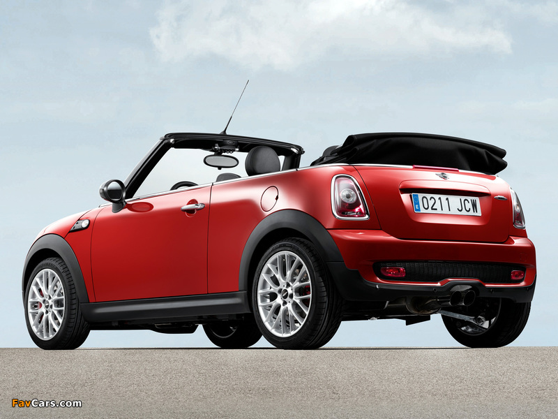 Mini John Cooper Works Cabrio (R57) 2009–10 images (800 x 600)