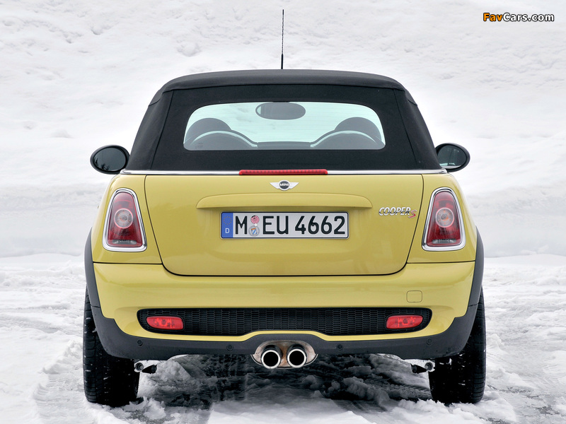 Mini Cooper S Cabrio (R57) 2009–10 photos (800 x 600)